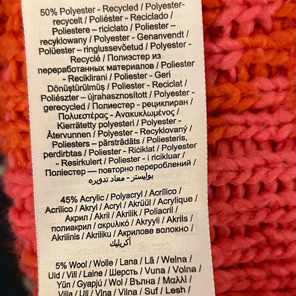 Vero Moda Pink and Red Mock Turtleneck Sweater From Anthropologie - Picture 4 of 5